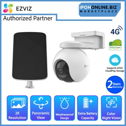EZVIZ EB8 4G 2K 3MP Pan & Tilt 4G Network Smart Home Battery Camera With EZVIZ CS-CMT Solar Charging Panel E Set EZVIZ EB8 4G 2K 3MP Pan & Tilt 4G Network Smart Home Battery Camera With EZVIZ CS-CMT Solar Charging Panel E Set