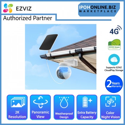 EZVIZ EB8 4G 2K 3MP Pan & Tilt 4G Network Smart Home Battery Camera With EZVIZ CS-CMT Solar Charging Panel E Set EZVIZ EB8 4G 2K 3MP Pan & Tilt 4G Network Smart Home Battery Camera With EZVIZ CS-CMT Solar Charging Panel E Set