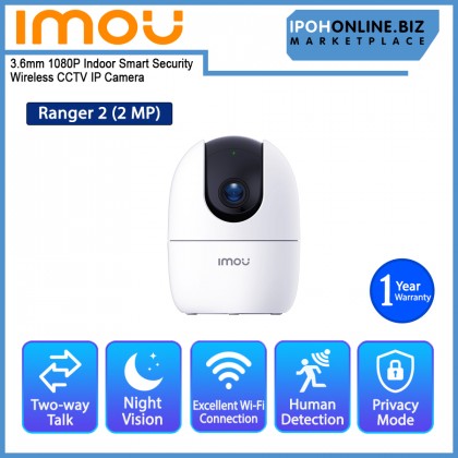 IMOU Ranger 2 3.6mm 2MP 1080P Indoor Smart Security Wireless CCTV IP Camera
