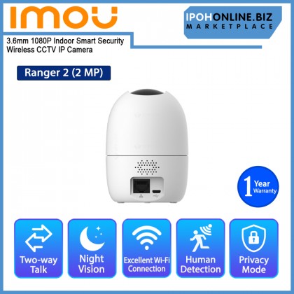IMOU Ranger 2 3.6mm 2MP 1080P Indoor Smart Security Wireless CCTV IP Camera