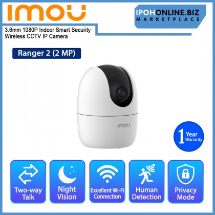 IMOU Ranger 2 3.6mm 2MP 1080P Indoor Smart Security Wireless CCTV IP Camera