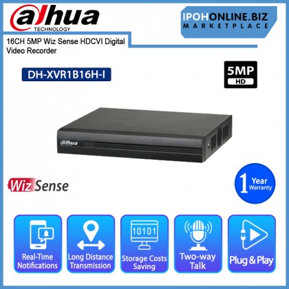 DAHUA DH-XVR1B16H-I 16CH 5MP Wiz Sense HDCVI DVR