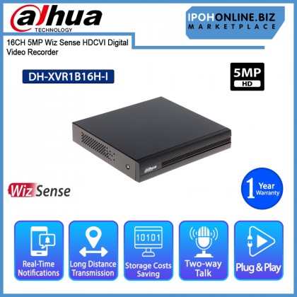 DAHUA DH-XVR1B16H-I 16CH 5MP Wiz Sense HDCVI DVR