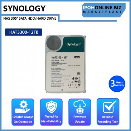 Synology HAT3300-12T 12TB Plus Series 3.5