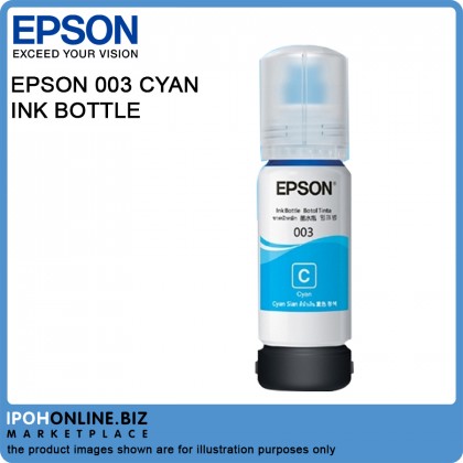 EPSON INK BOTTLE C/M/Y/K 65ML FOR EPSON L1110/L3100/L3101/L3110/L3150/L5190-BULK PACK (NO BOX)