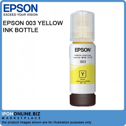 EPSON INK BOTTLE C/M/Y/K 65ML FOR EPSON L1110/L3100/L3101/L3110/L3150/L5190-BULK PACK (NO BOX)