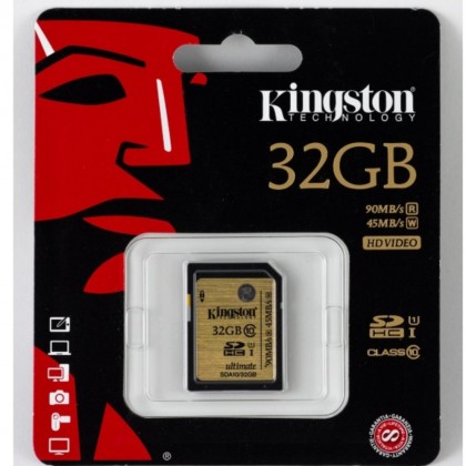 Kingston 32GB SDHC Class 10 UHS-I Flash Card