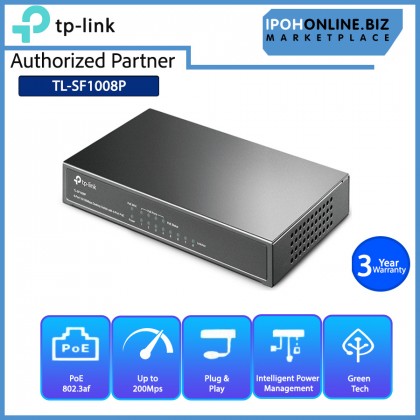 TP-LINK TL-SF1008P 8-port 10/100Mbps Switch with 4-Port PoE