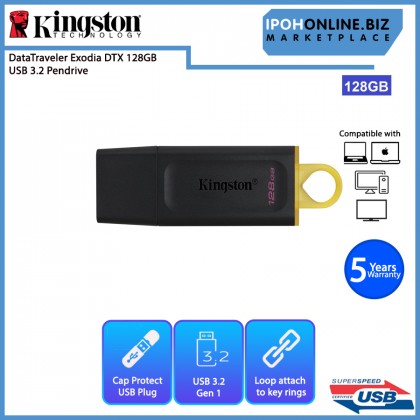 Kingston DataTraveler Exodia DTX 128GB / 256GB USB 3.2 Pendrive Kingston DataTraveler Exodia DTX 128GB / 256GB USB 3.2 Pendrive