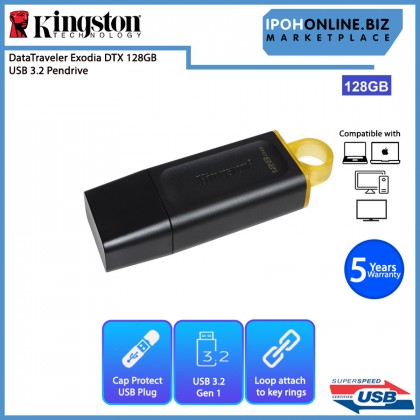Kingston DataTraveler Exodia DTX 128GB / 256GB USB 3.2 Pendrive Kingston DataTraveler Exodia DTX 128GB / 256GB USB 3.2 Pendrive