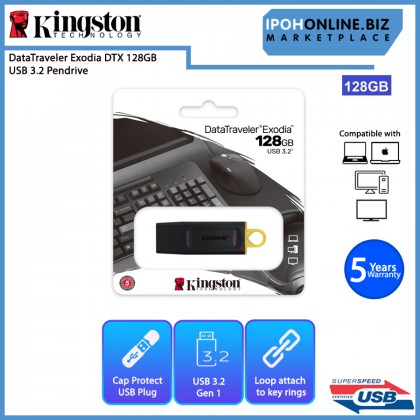 Kingston DataTraveler Exodia DTX 128GB / 256GB USB 3.2 Pendrive Kingston DataTraveler Exodia DTX 128GB / 256GB USB 3.2 Pendrive