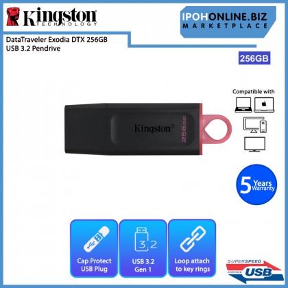 Kingston DataTraveler Exodia DTX 128GB / 256GB USB 3.2 Pendrive Kingston DataTraveler Exodia DTX 128GB / 256GB USB 3.2 Pendrive