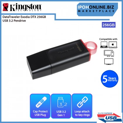 Kingston DataTraveler Exodia DTX 128GB / 256GB USB 3.2 Pendrive Kingston DataTraveler Exodia DTX 128GB / 256GB USB 3.2 Pendrive