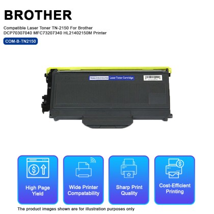 Compatible Laser Toner TN-2150 For Brother DCP7030/7040 MFC7320/7340 HL2140/2150M Printer