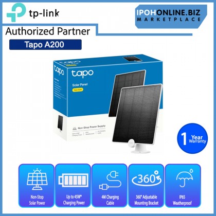 TP-LINK Tapo A200 Solar Panel With 4M Charging Cable