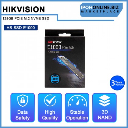 HIKVISION HS-SSD-E1000 128GB PCIE M.2 NVME SSD HIKVISION HS-SSD-E1000 128GB PCIE M.2 NVME SSD