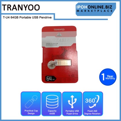 TRANYOO T-U4 64GB PORTABLE USB METAL PENDRIVE