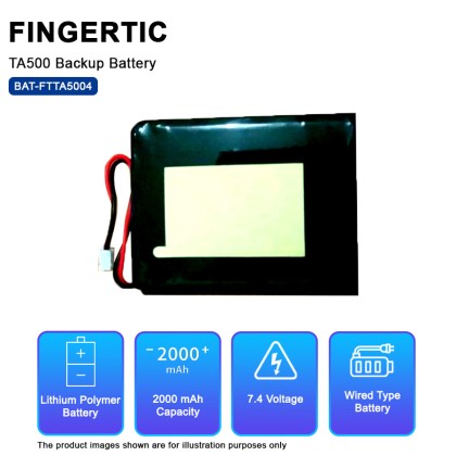 FINGERTEC TA500 Backup Battery