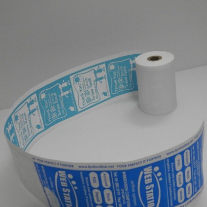 Receipt Paper Thermal Roll (80MMX57MMX12MM) BLUE - 10 rolls + FREE ONE ROLL