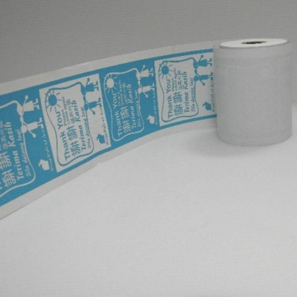 Receipt Paper Thermal Roll (80MMX57MMX12MM) BLUE - 10 rolls + FREE ONE ROLL