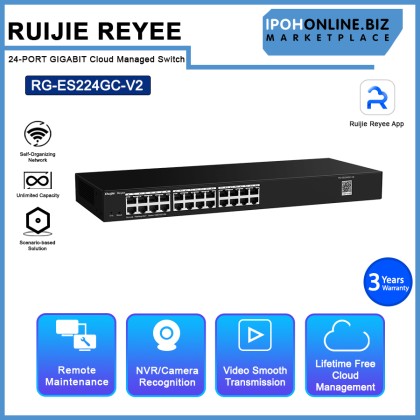 RUIJIE REYEE RG-ES224GC-V2 24-PORT GIGABIT Cloud Managed Switch