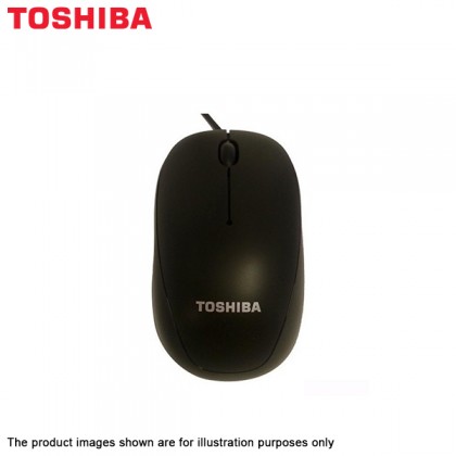 Toshiba USB Optical Mouse U55 With Blue LED Technology - Black Toshiba USB Optical Mouse U55 With Blue LED Technology - Black