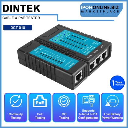 DINTEK DCT-010 Cable & PoE Tester