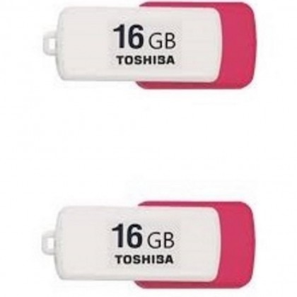 Toshiba USB Flash Drive Mini 360 Duo 16GB OTG (On The Go) X 2 Units