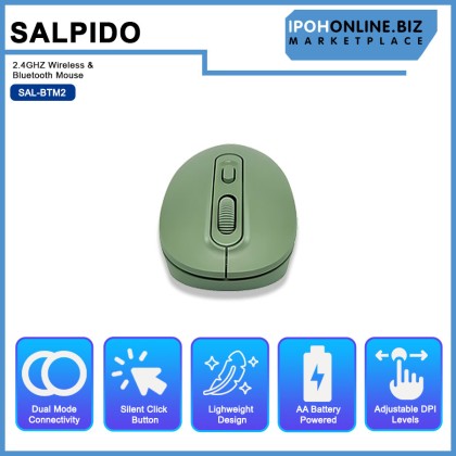 SALPIDO SAL-BTM2 2.4GHZ Wireless & Bluetooth Mouse SALPIDO SAL-BTM2 2.4GHZ Wireless & Bluetooth Mouse