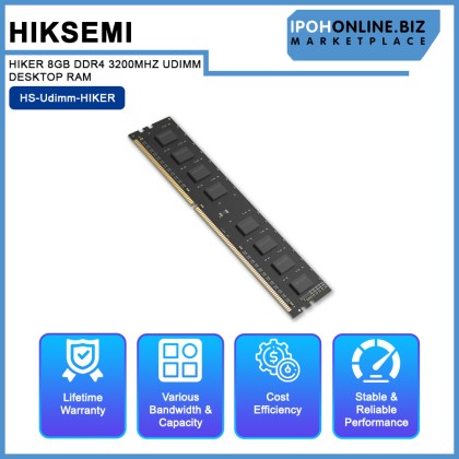 HIKSEMI HIKER 8GB / 16GB DDR4 3200MHZ UDIMM DESKTOP RAM