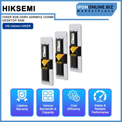 HIKSEMI HIKER 8GB / 16GB DDR4 3200MHZ UDIMM DESKTOP RAM
