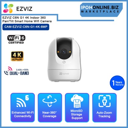 EZVIZ C6N G1 4K/3K Indoor 360 Pan/Tilt SMART HOME WIFI CAMERA