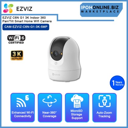 EZVIZ C6N G1 4K/3K Indoor 360 Pan/Tilt SMART HOME WIFI CAMERA