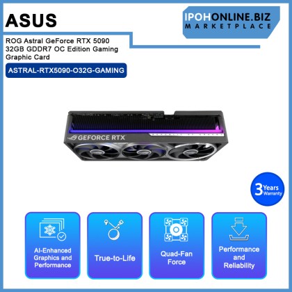 ASUS ROG Astral GeForce RTX™ 5090 32GB GDDR7 OC Edition Gaming Graphic Card