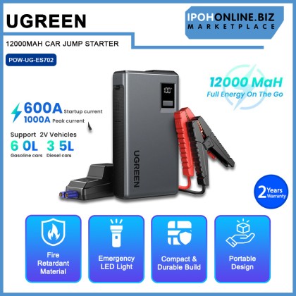 UGREEN 12000MAH CAR JUMP STARTER