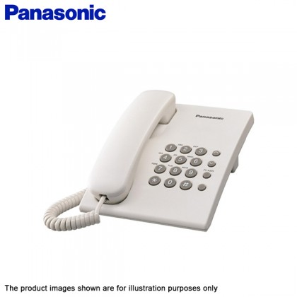 PANASONIC KX-TS500ML SINGLE LINE TELEPHONE - WHITE