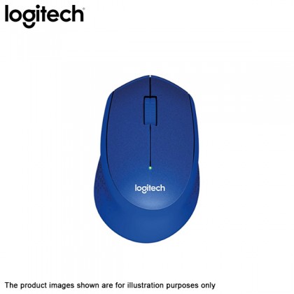 Logitech M331 Silent Plus Wireless Mouse - Blue Logitech M331 Silent Plus Wireless Mouse - Blue