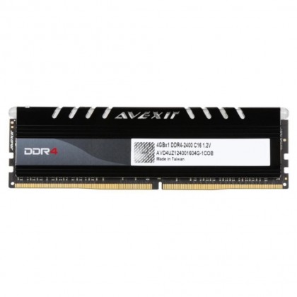 Avexir Core Series 4GB 2400MHz 288-pin DDR4 2400 (PC4 19200) Desktop Gaming RAM - Blue LED Lighting