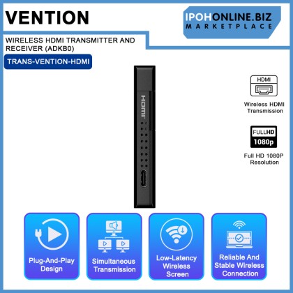 VENTION WIRELESS HDMI TRANSMITTER AND RECEIVER (ADKB0)