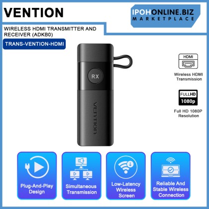 VENTION WIRELESS HDMI TRANSMITTER AND RECEIVER (ADKB0)