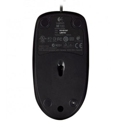 Logitech M100R Wired Optical USB Mouse