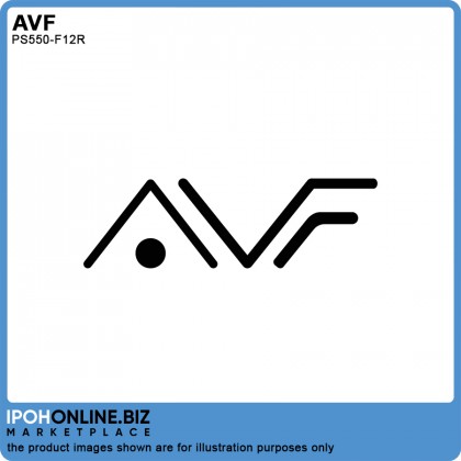 AVF 550W Power Supply With 12CM Red Fan