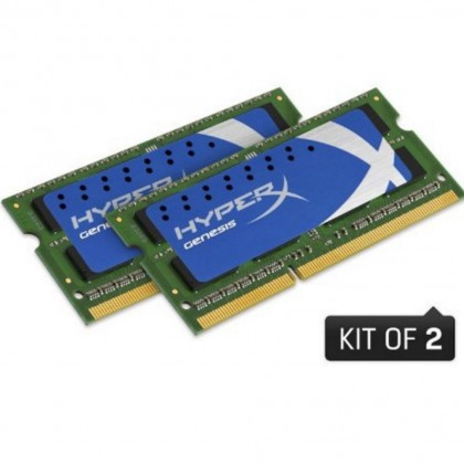 Kingston HyperX GENESIS 8GB (2 x 4GB) Kit 204-Pin DDR3 SODIMM DDR3 1600 (PC3 12800) Laptop Gaming RAM