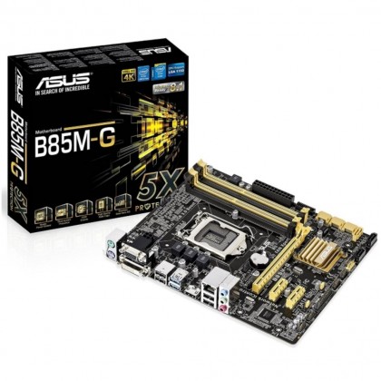 ASUS B85M-G LGA 1150 DDR3 USB 3.0 Micro ATX Motherboard