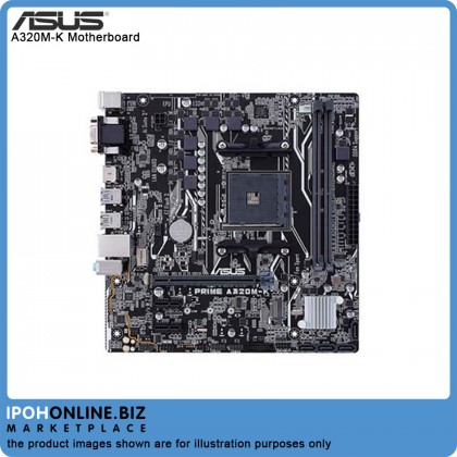 Asus Prime A320M-K MICRO ATX RYZEN MOTHERBOARD AM4 A320 VGA HDMI