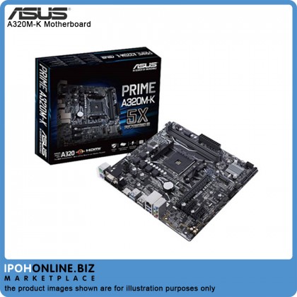 Asus Prime A320M-K MICRO ATX RYZEN MOTHERBOARD AM4 A320 VGA HDMI